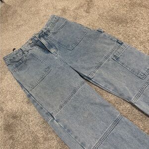 Bluenotes Blue Denim Cargo Pants